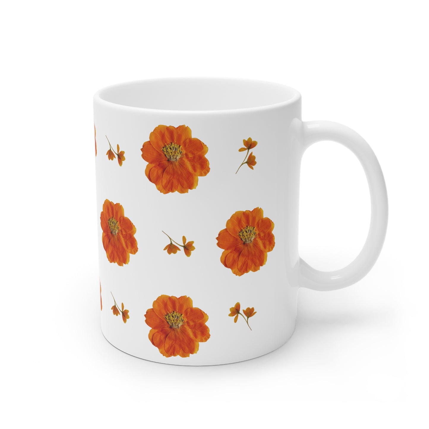 Mug Céramique au Design Botanique Printanier | Tasse Florale – Idée Cadeau Amoureux Fleurs de Printemps & Déco Féminine
