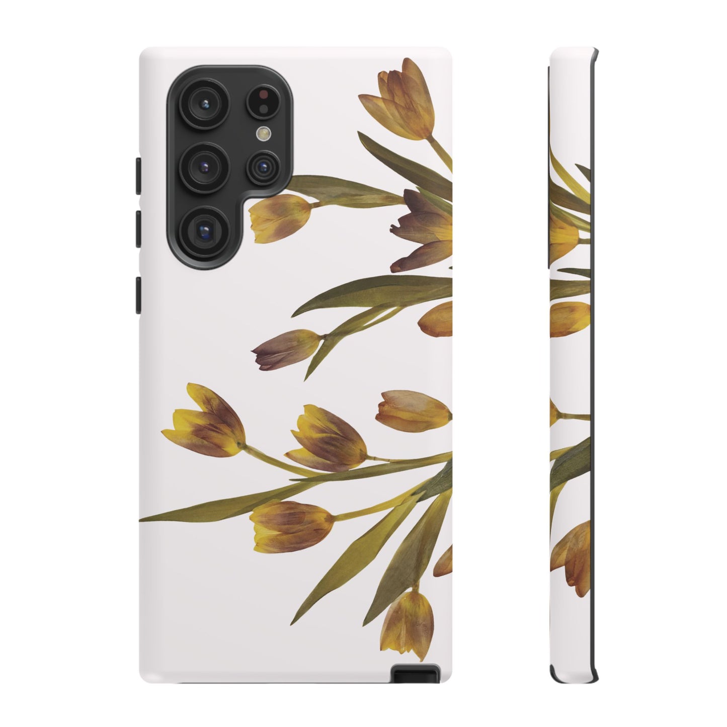 Coque Samsung Renforcée Design Floral Mate - Protection Durable & Anti-Choc - Idée Cadeau Floral
