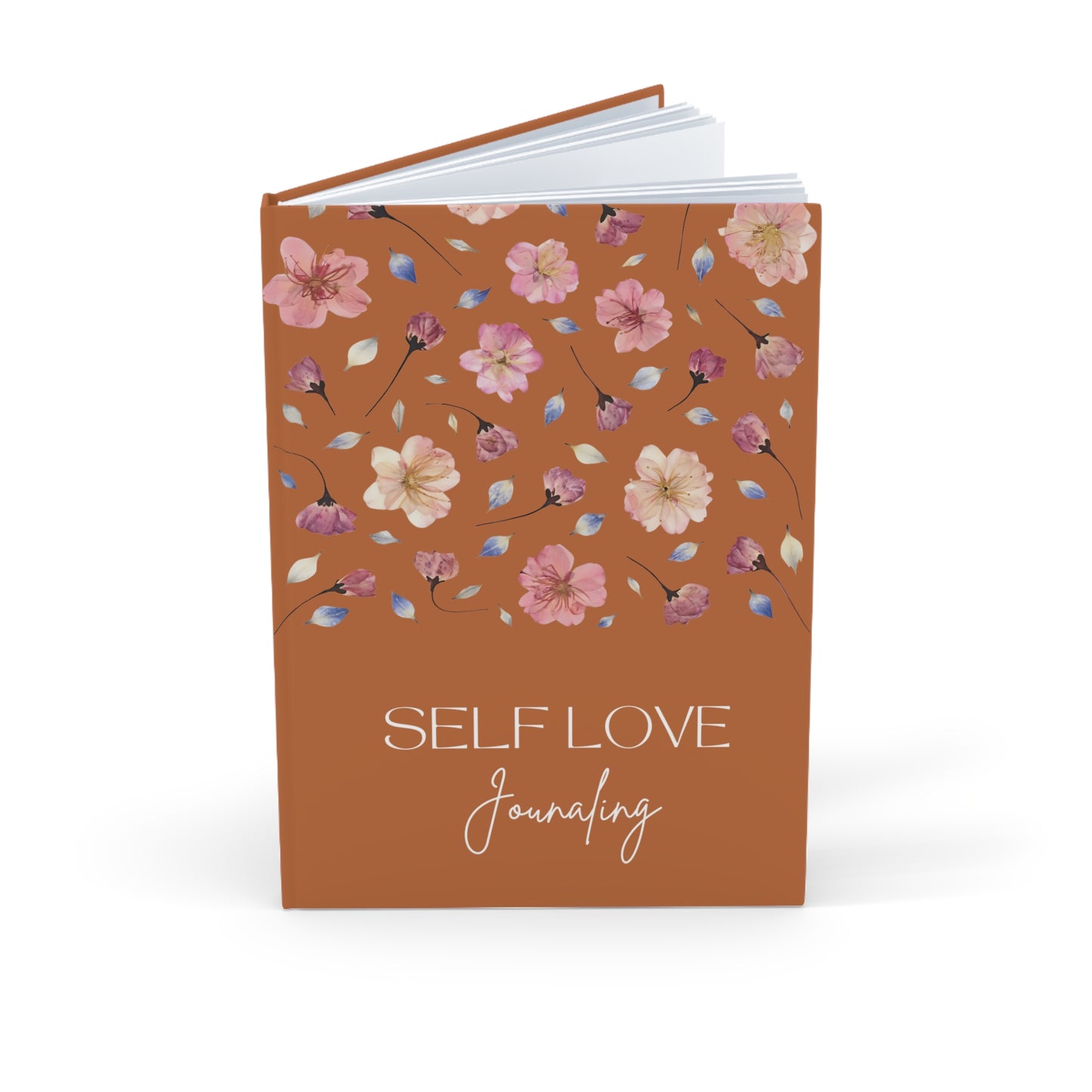 Carnet de Self Love Journaling | Journal Intime "Amour de Soi" et Bien-être au Quotidien | Couverture Couleur Ocre