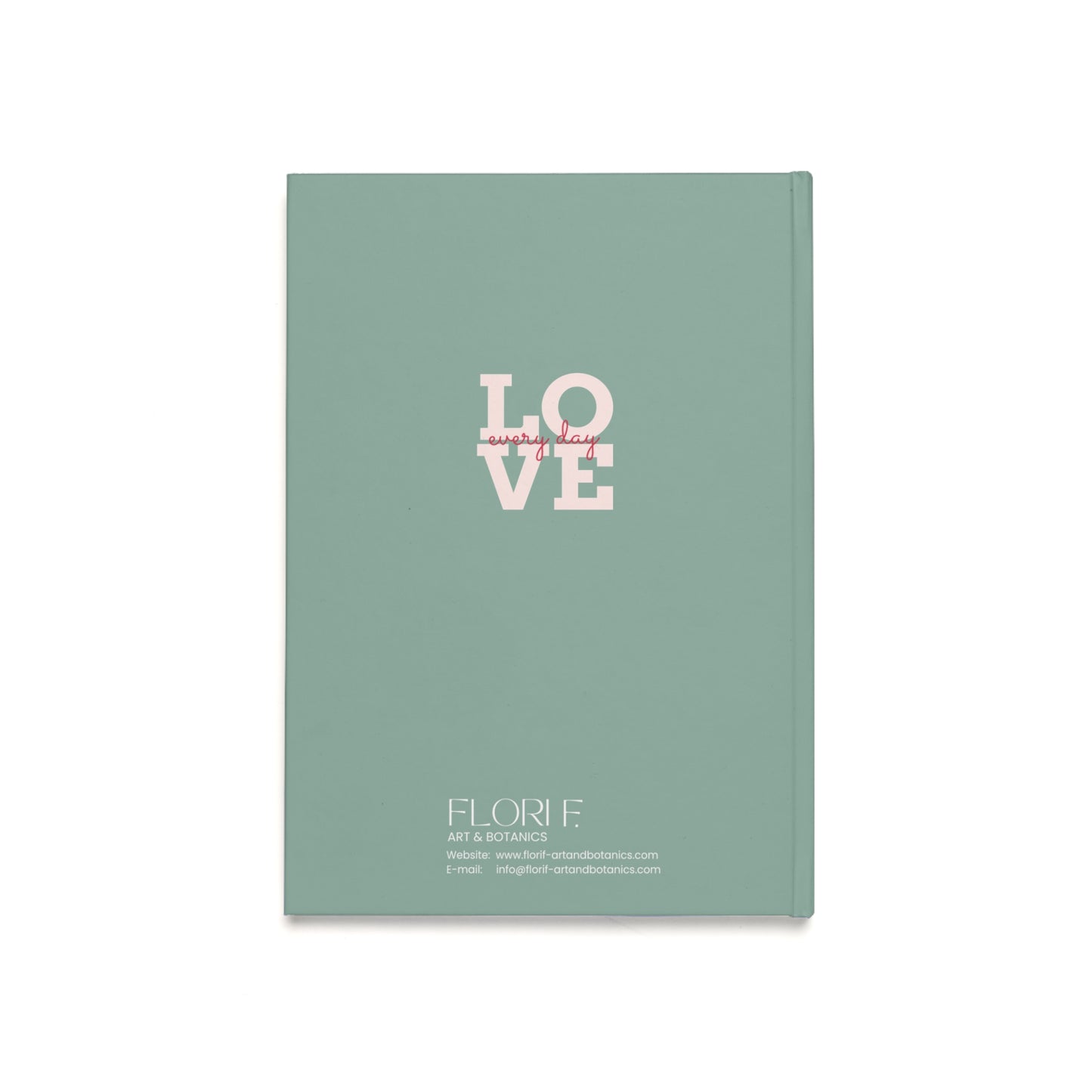 Carnet de Self Love Journaling | Journal Intime "Amour de Soi" et Bien-être au Quotidien | Couverture Couleur Vert Eucalyptus
