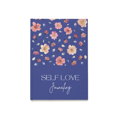 Carnet de Self Love Journaling | Journal Intime "Amour de Soi" et Bien-être au Quotidien | Couverture Couleur Bleu Encre