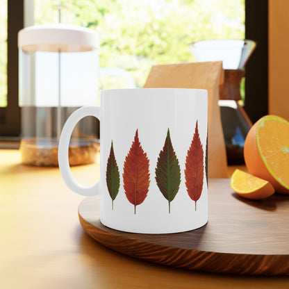 Mug Céramique au Design Automnal | Tasse Botanique – Idée Cadeau Amoureux Nature & Déco Végétale