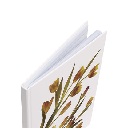 Carnet de Notes Floral Vintage Tulipes - Journal Couverture Rigide – Amoureux des Fleurs, Pages Lignées ou Vierges