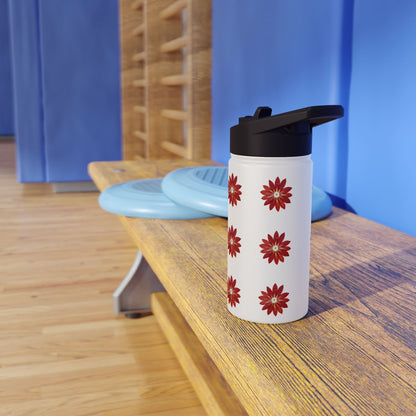 Mug Café ou Thé Isotherme en Inox - Design Epuré - Fleur de Cactus | Tasse de Voyage Écoresponsable & Sans BPA