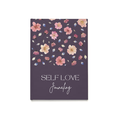 Carnet de Self Love Journaling | Journal Intime "Amour de Soi" et Bien-être au Quotidien | Couverture Couleur Prune