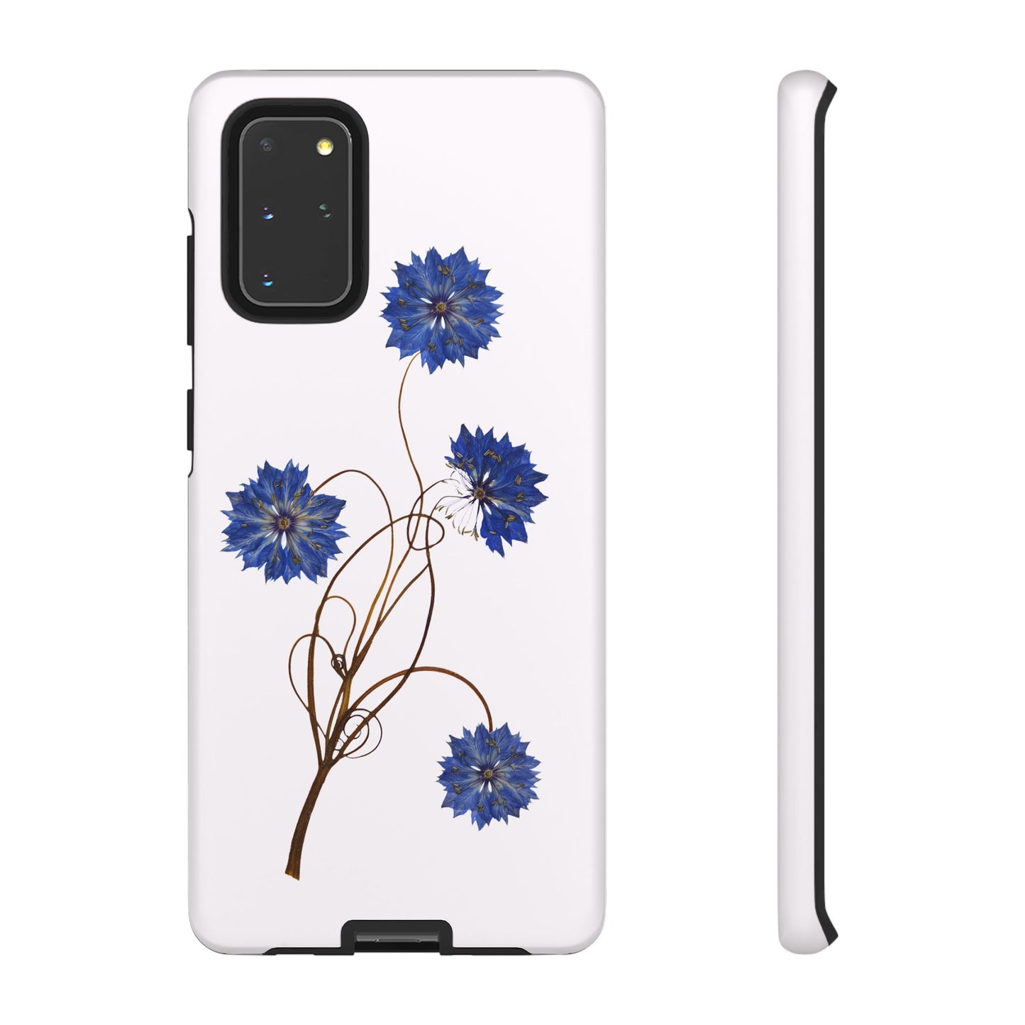 Coque Téléphone Florale - Samsung, iPhone & Google Pixel Renforcée Mate – Design Floral Epuré sur Fond Blanc Perlé | Protection Antichoc | Idée Cadeau Femme