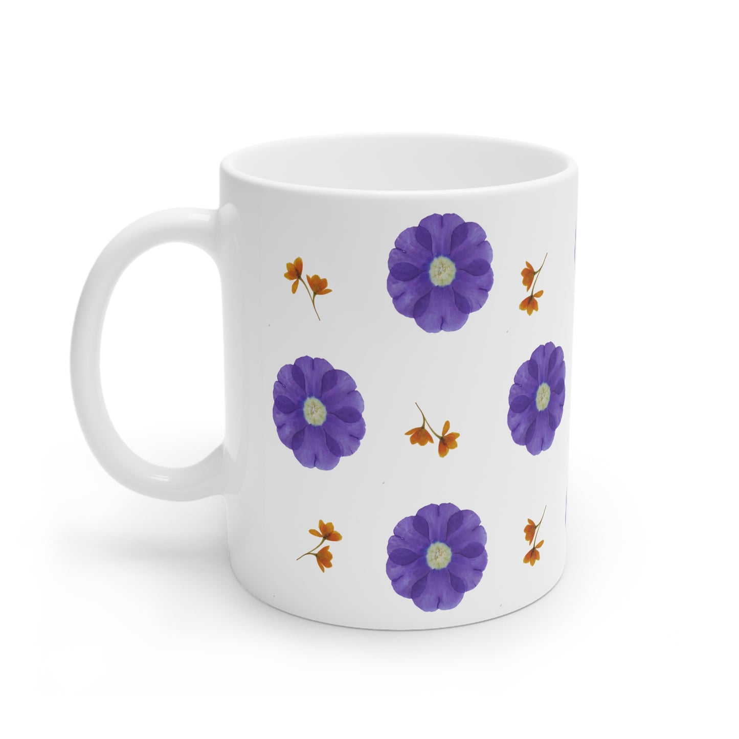 Mug Céramique au Design Végétal Printanier | Tasse Florale – Idée Cadeau Amoureux Fleurs de Printemps & Déco Féminine