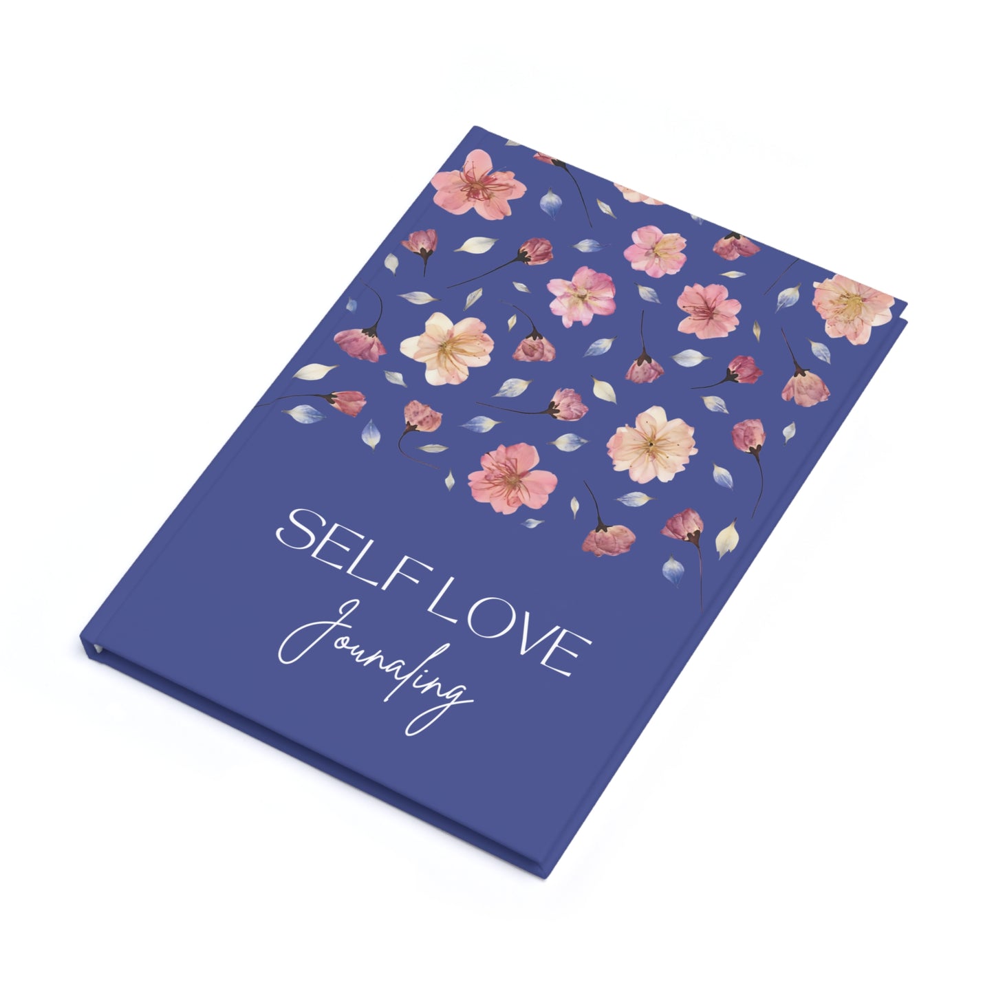 Carnet de Self Love Journaling | Journal Intime "Amour de Soi" et Bien-être au Quotidien | Couverture Couleur Bleu Encre