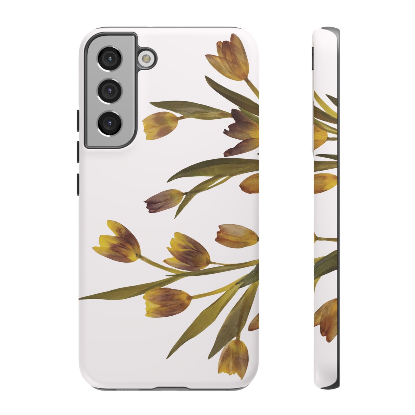 Coque Samsung Renforcée Design Floral Mate - Protection Durable & Anti-Choc - Idée Cadeau Floral