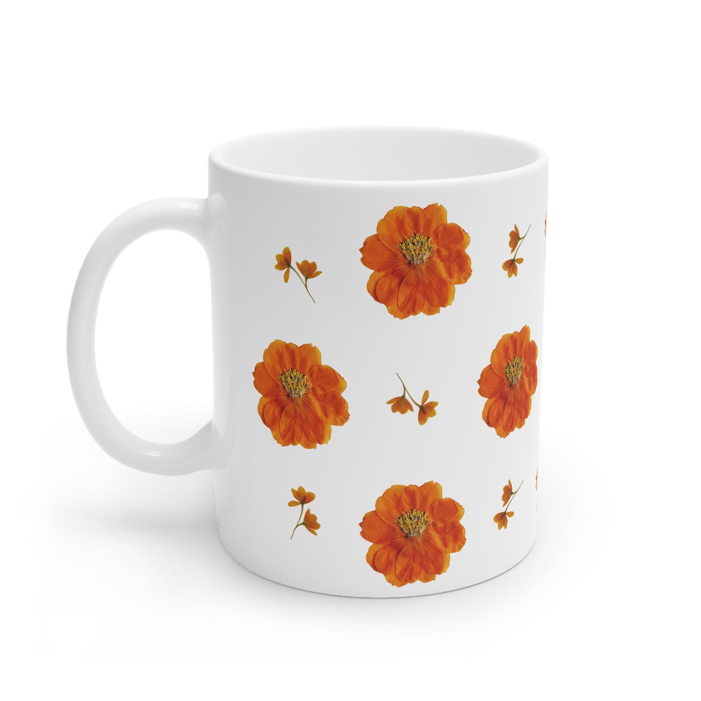 Mug Céramique au Design Botanique Printanier | Tasse Florale – Idée Cadeau Amoureux Fleurs de Printemps & Déco Féminine