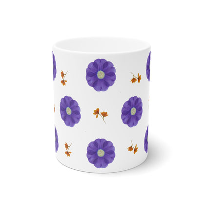 Mug Céramique au Design Végétal Printanier | Tasse Florale – Idée Cadeau Amoureux Fleurs de Printemps & Déco Féminine