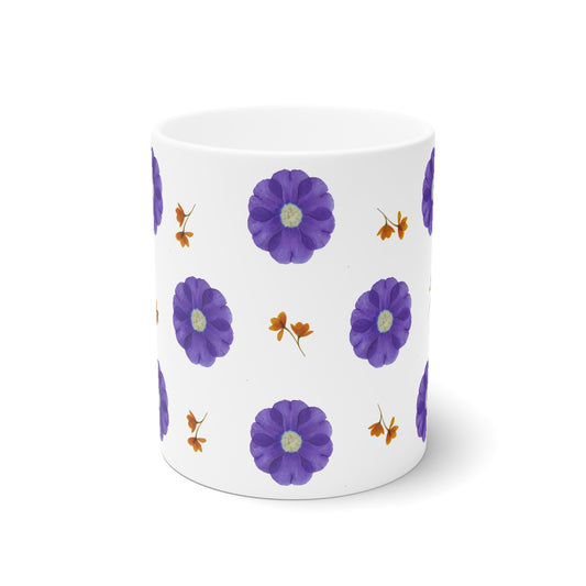 Mug Céramique au Design Végétal Printanier | Tasse Florale – Idée Cadeau Amoureux Fleurs de Printemps & Déco Féminine