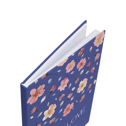 Carnet de Self Love Journaling | Journal Intime "Amour de Soi" et Bien-être au Quotidien | Couverture Couleur Bleu Encre