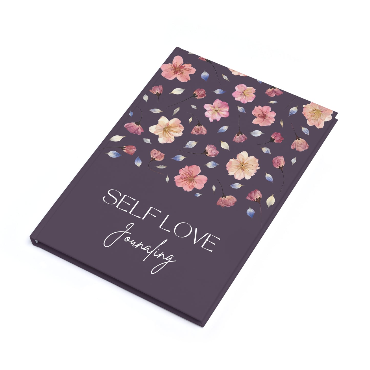 Carnet de Self Love Journaling | Journal Intime "Amour de Soi" et Bien-être au Quotidien | Couverture Couleur Prune