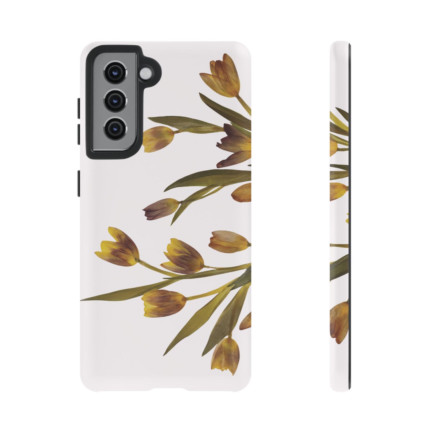 Coque Samsung Renforcée Design Floral Mate - Protection Durable & Anti-Choc - Idée Cadeau Floral