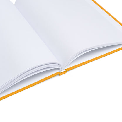 Carnet de Self Love Journaling Floral | Journal Intime "Amour de Soi" et Bien-être au Quotidien | Couverture Couleur Orange Safrané