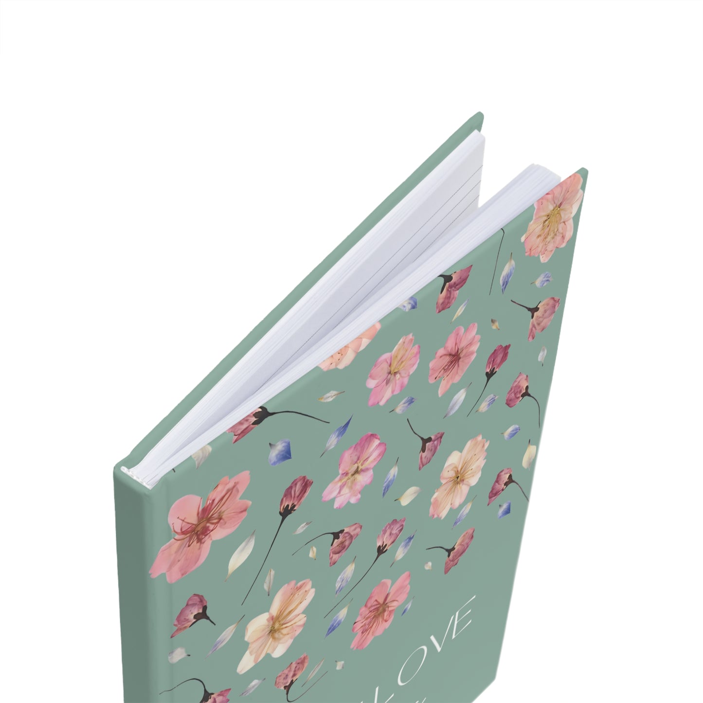 Carnet de Self Love Journaling | Journal Intime "Amour de Soi" et Bien-être au Quotidien | Couverture Couleur Vert Eucalyptus