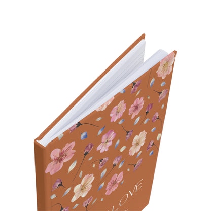 Carnet de Self Love Journaling | Journal Intime "Amour de Soi" et Bien-être au Quotidien | Couverture Couleur Ocre