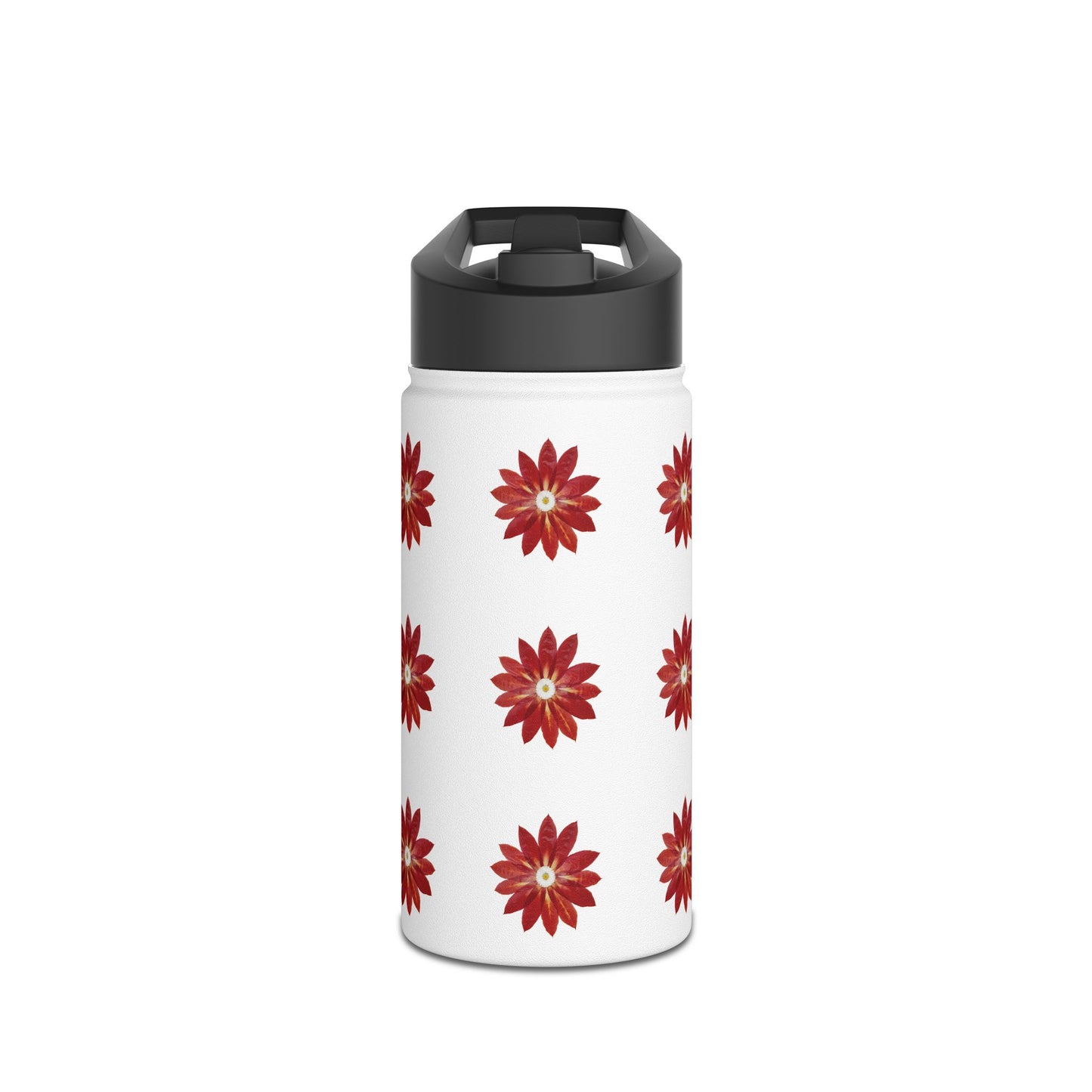 Mug Café ou Thé Isotherme en Inox - Design Epuré - Fleur de Cactus | Tasse de Voyage Écoresponsable & Sans BPA