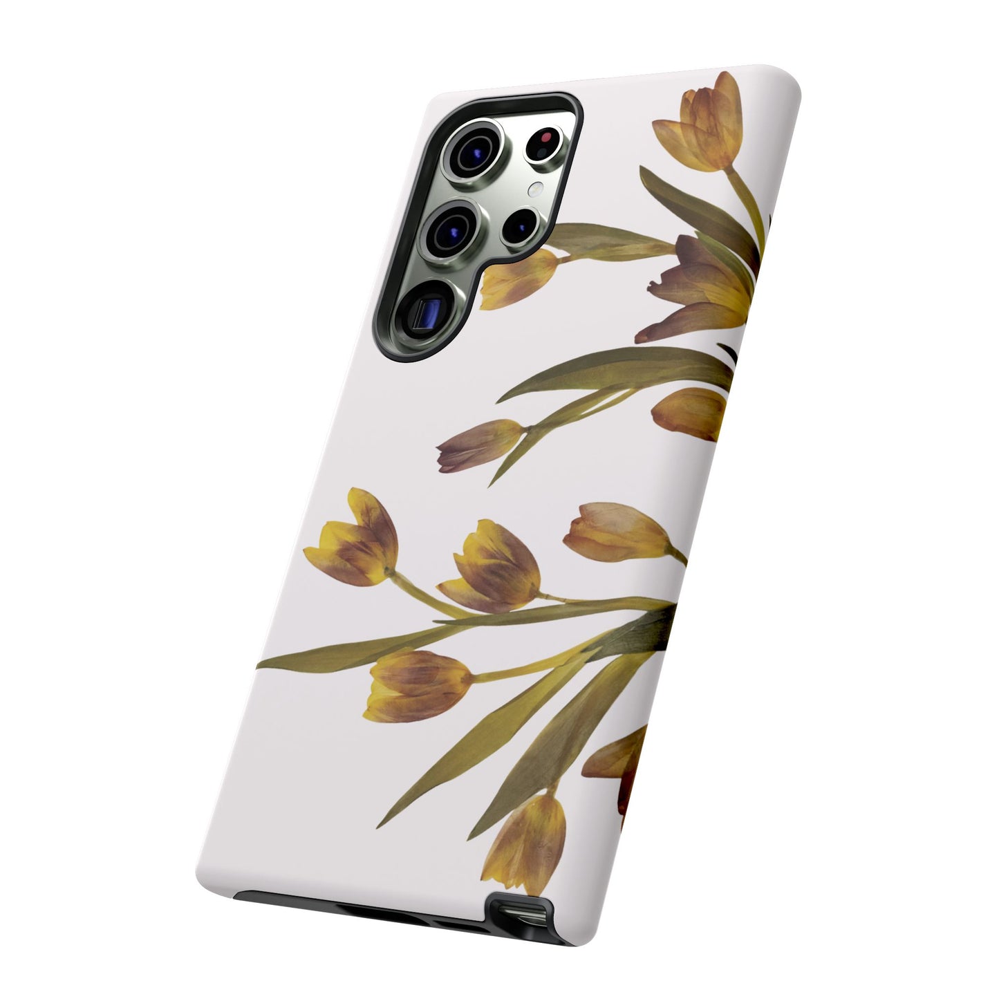 Coque Samsung Renforcée Design Floral Mate - Protection Durable & Anti-Choc - Idée Cadeau Floral