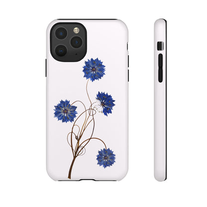 Coque Téléphone Florale - Samsung, iPhone & Google Pixel Renforcée Mate – Design Floral Epuré sur Fond Blanc Perlé | Protection Antichoc | Idée Cadeau Femme