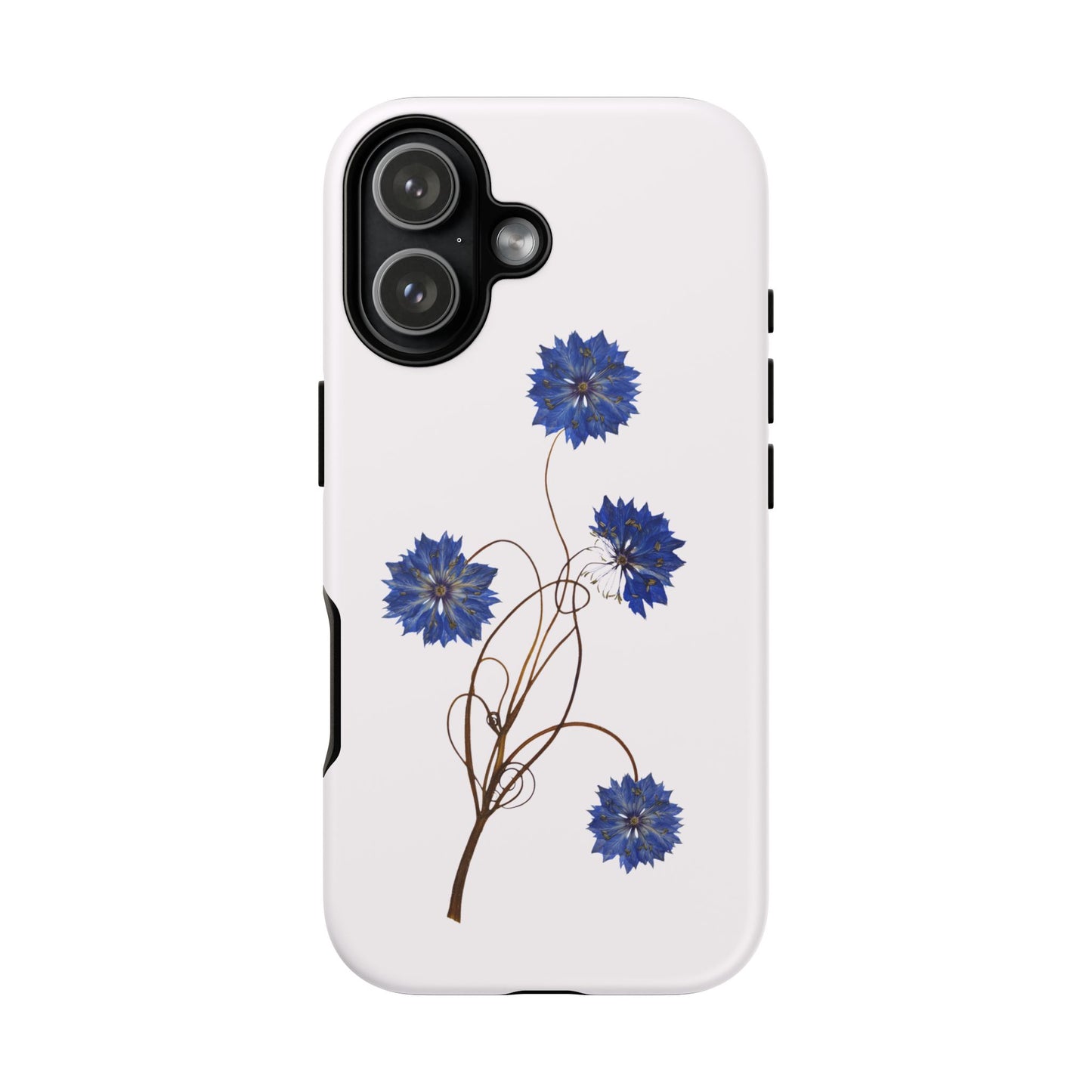 Coque Téléphone Florale - Samsung, iPhone & Google Pixel Renforcée Mate – Design Floral Epuré sur Fond Blanc Perlé | Protection Antichoc | Idée Cadeau Femme