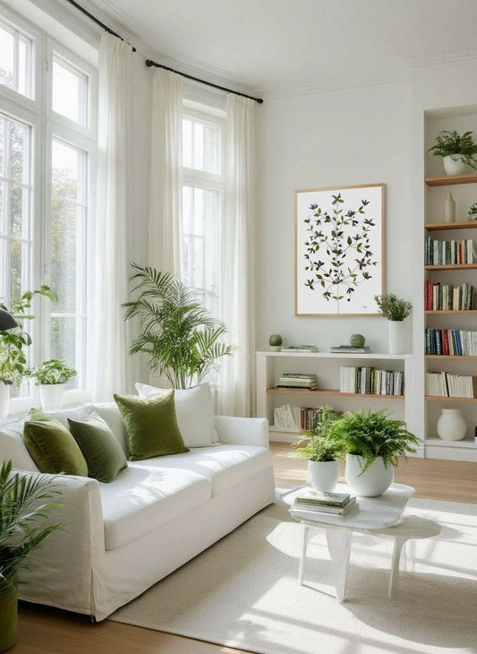 Herbier d'art encadré de la collection Les Expressifs, composé des clématites.  Les végétaux sont pressés et séchés naturellement pour préserver leur délicatesse. Présenté dans un cadre en bois de tilleul éco-responsable. Pour une conservation optimale, évitez l'exposition directe au soleil ou à l'humidité. Usage exclusivement visuel, reproduction interdite.